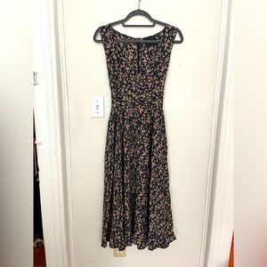 No. 6 Silk V-neck Dress (with tie)